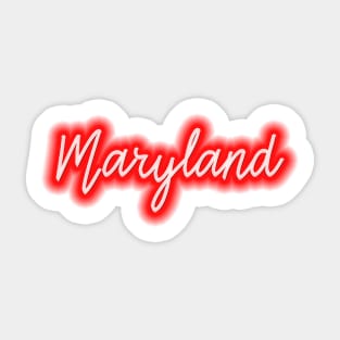 Maryland Sticker